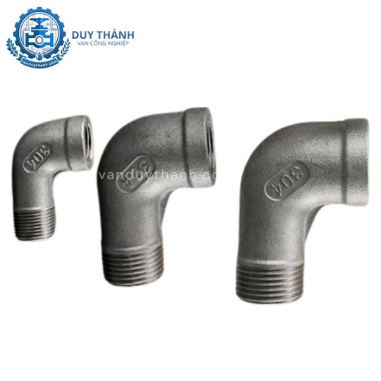 Co Điếu Inox 304 Nối Ren Trong Ren Ngoài