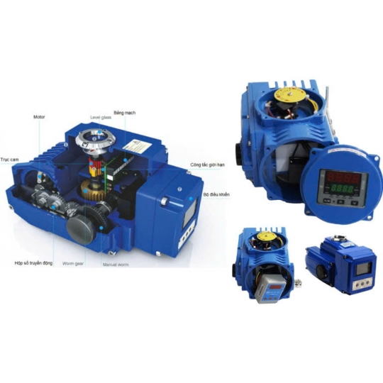 VAN BƯỚM INOX 304 RON PTFE ĐIỆN 4-20mA SANPO MALAYSIA