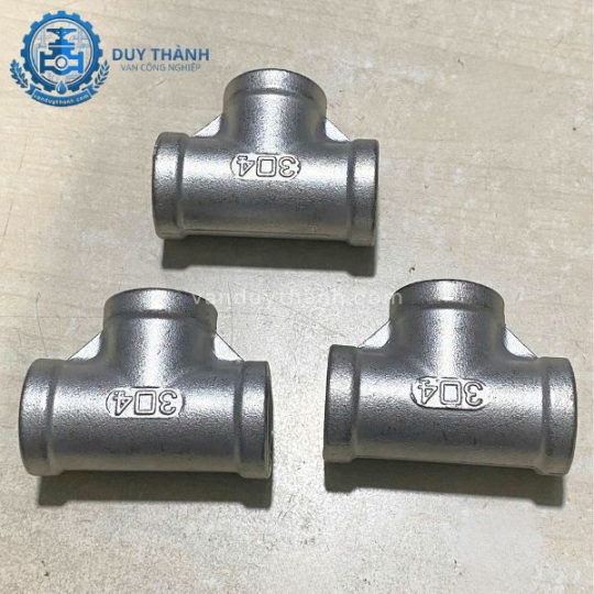 Tê Đều Nối Ren Trong Inox 304