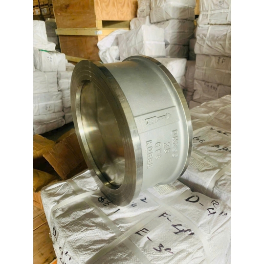 VAN 1 CHIỀU LÁ LẬT INOX 304 MẶT BÍCH JIS 10K DN15