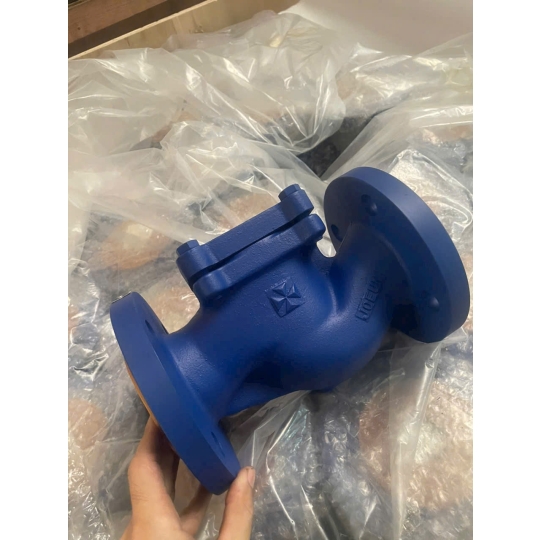 VAN 1 CHIỀU LÁ LẬT INOX 304 MẶT BÍCH JIS 10K DN15