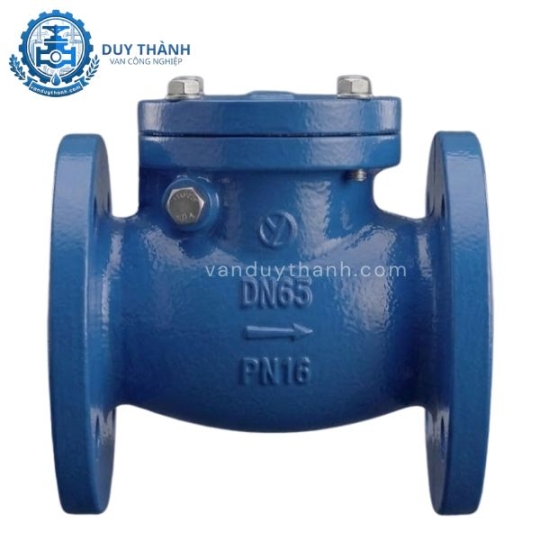 Van Một Chiều Lá Lật Mặt Bích PN16 YDK Korea