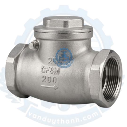 Van 1 Chiều Lá Lật Nối Ren Inox 304