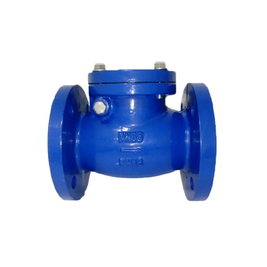 VAN MỘT CHIỀU LÁ LẬT MẶT BÍCH PN16 YDK KOREA