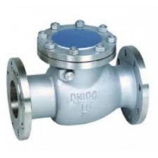 Van 1 Chiều Lá Lật Mặt Bích Inox 304 PN16