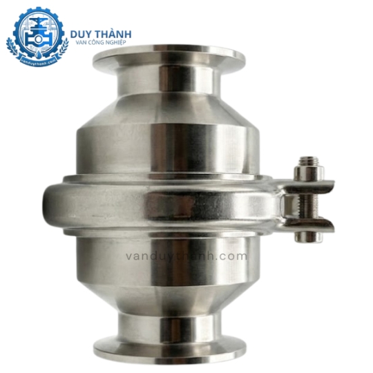 Van 1 Chiều Lò Xo Inox Vi Sinh Nối Clamp