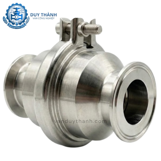 Van 1 Chiều Lò Xo Inox Vi Sinh Nối Clamp