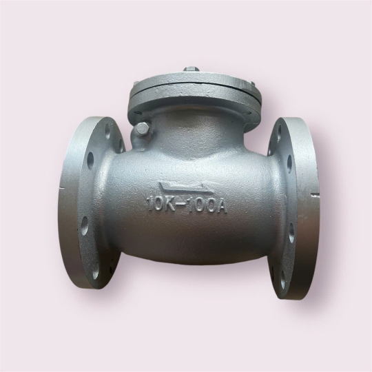 Van 1 Chiều Lá Lật Mặt Bích Inox 304 PN16