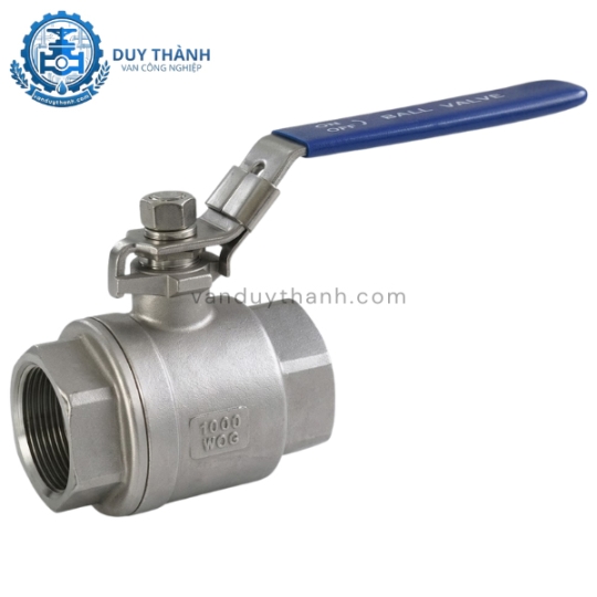 Van Bi 2PC Inox 304 Nối Ren Tay Gạt AFBV