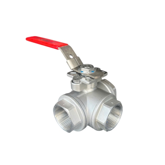 Van Bi Inox Vi Sinh 3 Ngả Tay Gạt