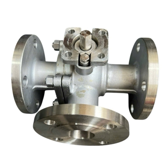 VAN BI 3 NGÃ INOX MẶT BÍCH ĐIỆN