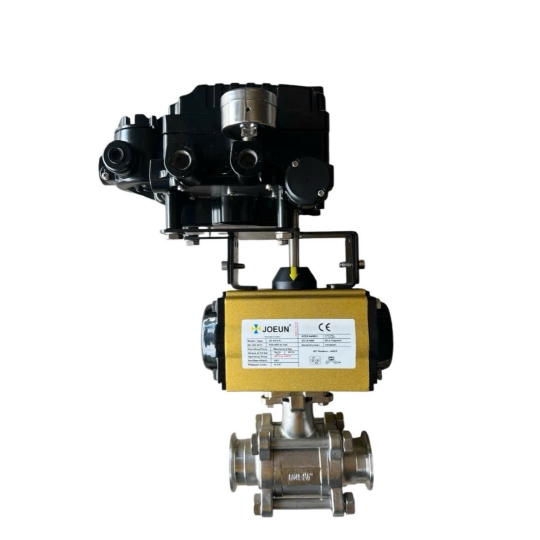 VAN BI 2PC INOX ĐIỀU KHIỂN KHÍ NÉN TUYẾN TÍNH