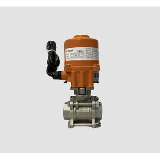 Van Bi 3pc Inox 304, 316 Đóng Mở Điện Ac220v