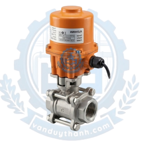 Van Bi 3pc, 3 Mảnh Inox 304 Đầu Khí Nén Nối Ren DN15 - DN100