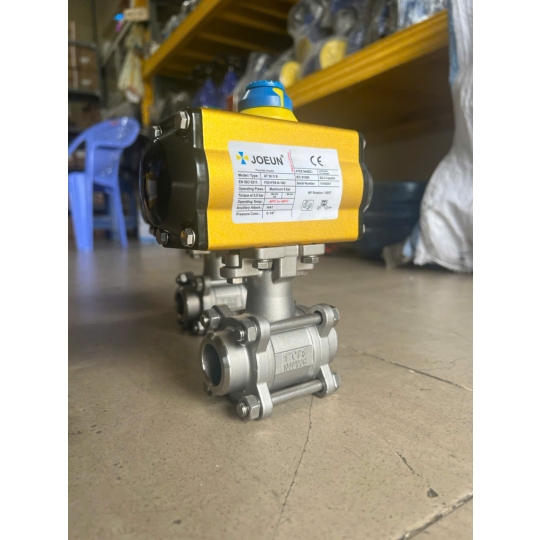 VAN BI 3PC INOX 304 NỐI HÀN KHÍ NÉN JOUEN