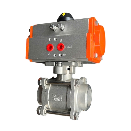 Van Bi 3pc Vi Sinh Điều Khiển Khí Nén