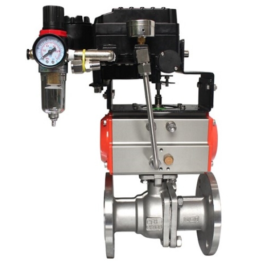 VAN BI INOX 304 MẶT BÍCH KST KHÍ NÉN