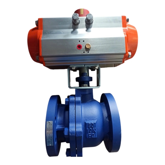 VAN BI 2PC INOX 304 MẶT BÍCH PN 16 KHÍ NÉN SANPO MALAYSIA