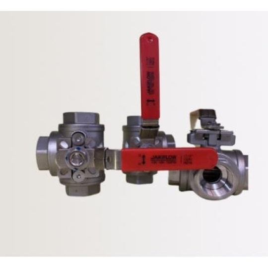 Van Bi Inox 304 Ren 3 Ngả Tay Gạt JAKI