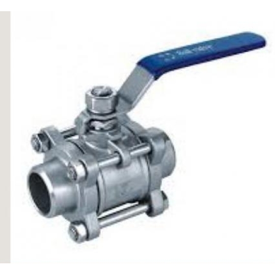 Van Bi Inox 3 Thân Nối Hàn