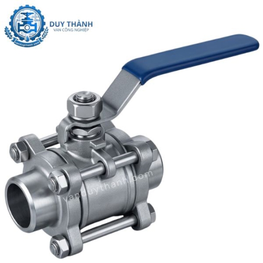 Van Bi Inox 3 Thân Nối Hàn