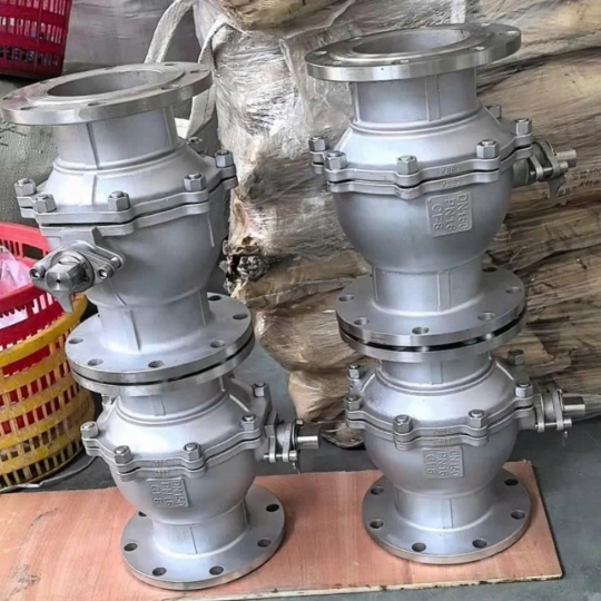 Van Bi Mặt Bích Inox