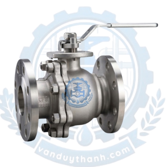Van Bi Mặt Bích Inox 304 Tay Gạt / DN15 - DN300