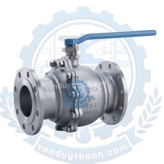 Van Bi Inox 304 Mặt Bích JIS 10K, ANSI, PN16 / DN15 - DN250