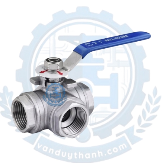 Van Bi Inox 304 Nối Ren 3 Ngả Jaki Phi 21 - 114