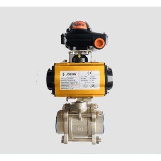 Van Bi 3pc Inox Đóng Mở Khí Nén JOEUN