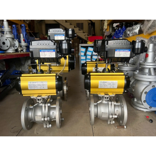 VAN BI 2PC THÉP WCB MẶT BÍCH PN 16 KHÍ NÉN SANPO MALAYSIA