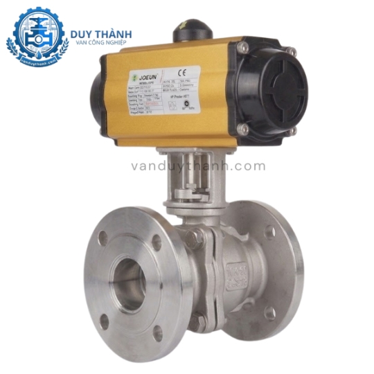Van Bi Inox Mặt Bích 10k Khí Nén