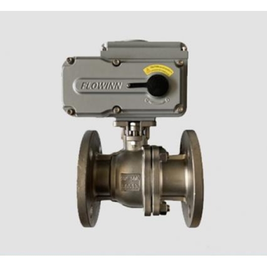 Van Bi Mặt Bích Jis10k Đóng Mở Điện FLOWINN