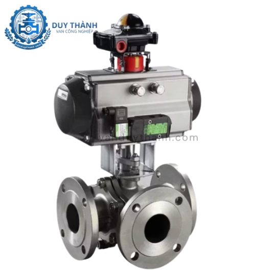 ​​​​​​​Van Bi Inox 3 Ngả Đóng Mở Điện Kiểu L