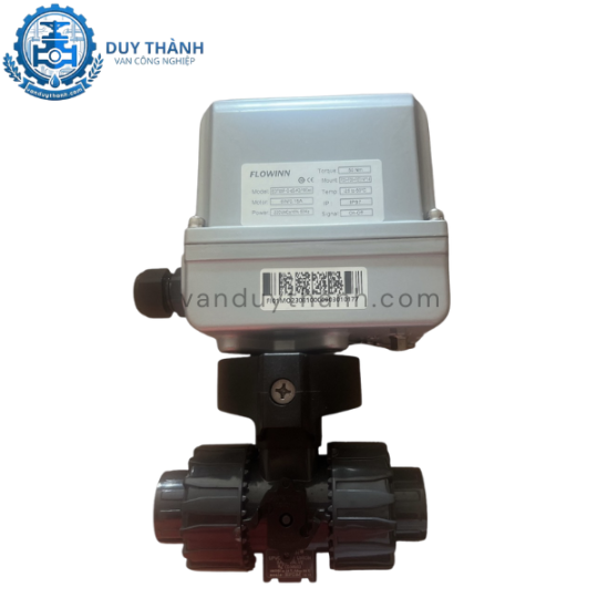 Van bi nhựa đóng mở điện DC24V 