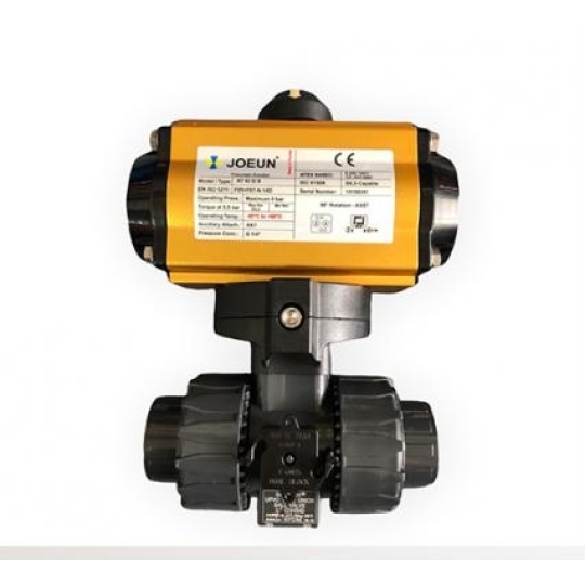 Van Bi Nhựa UPVC Điều Khiển Khí Nén