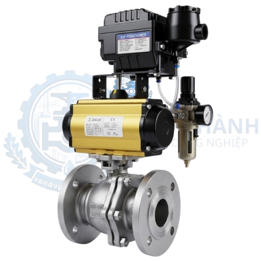 Van Bi Nối Bích Inox 304 Đóng Mở Khí Nén Joeon