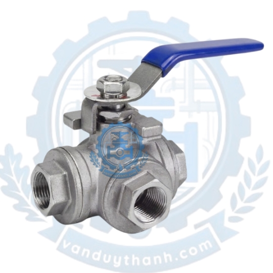 Van Bi Inox 304 Nối Ren 3 Ngả Jaki Phi 21 - 114