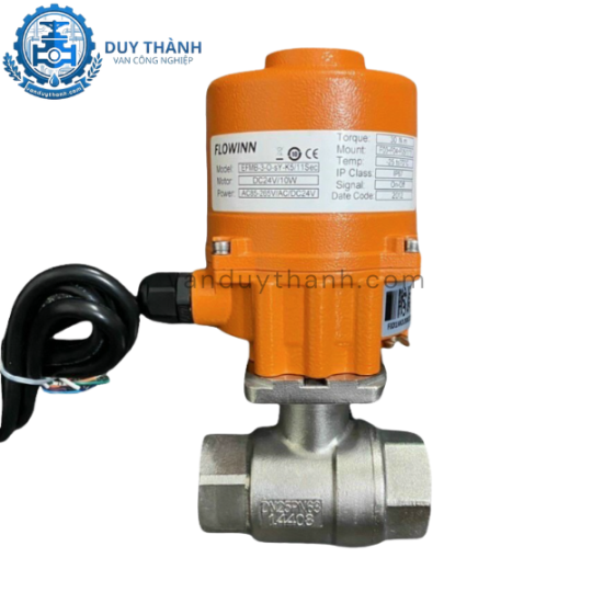 Van bi ren 2pc inox đóng mở điện 