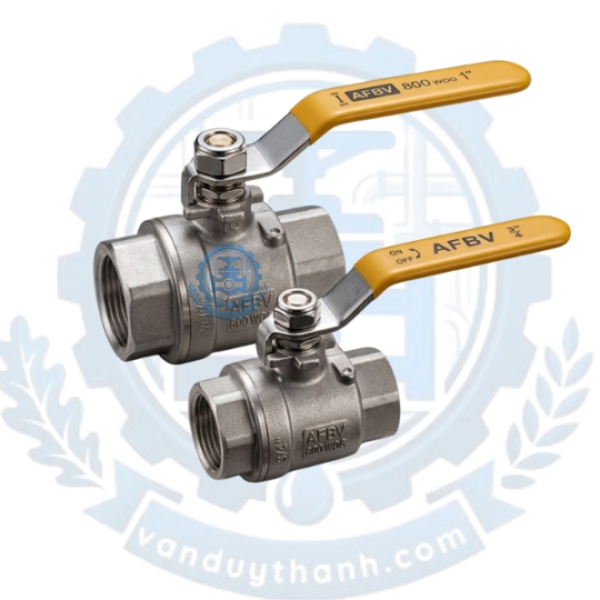 Van Bi Ren Inox 304 Tay Gạt DN15 - DN100