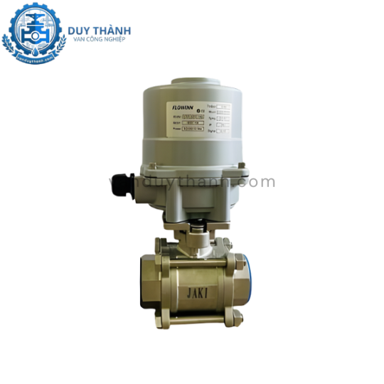 Van bi inox nối ren điện tuyến tính 4-20mA