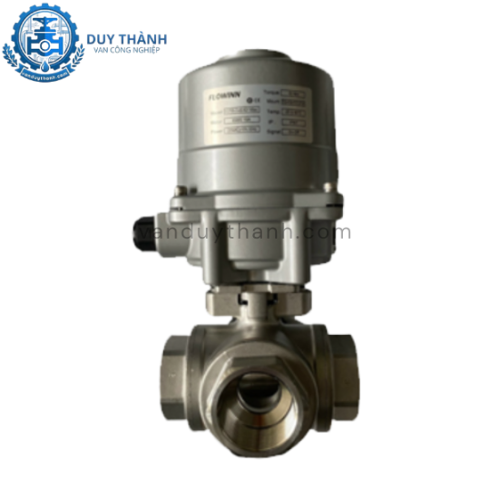 Van bi ren inox 3 ngả đóng mở điện