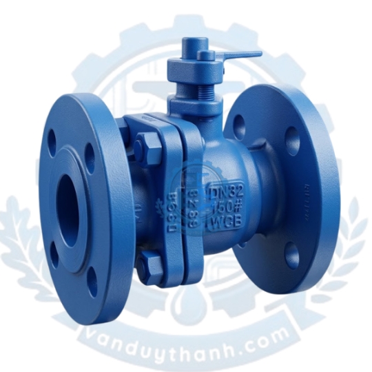 Van Bi Thép Mặt Bích Tay Gạt ETM DN - DN500