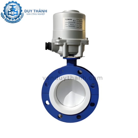 Van Bướm PTFE Nối Bích Điện On Off