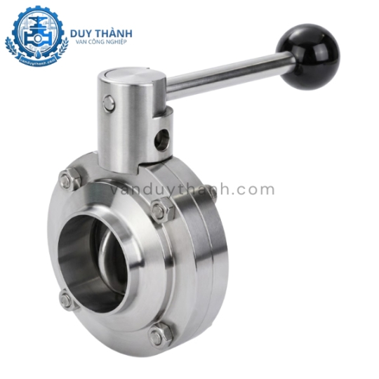 Van Bướm Inox 316 Nối Hàn Tay Gạt 