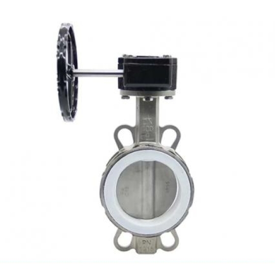 Van Bướm Inox 304 PN16 Tay Quay