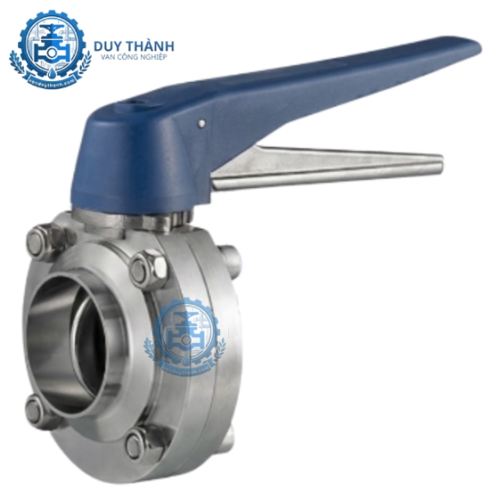 Van Bướm Inox 316 Nối Hàn Tay Gạt 