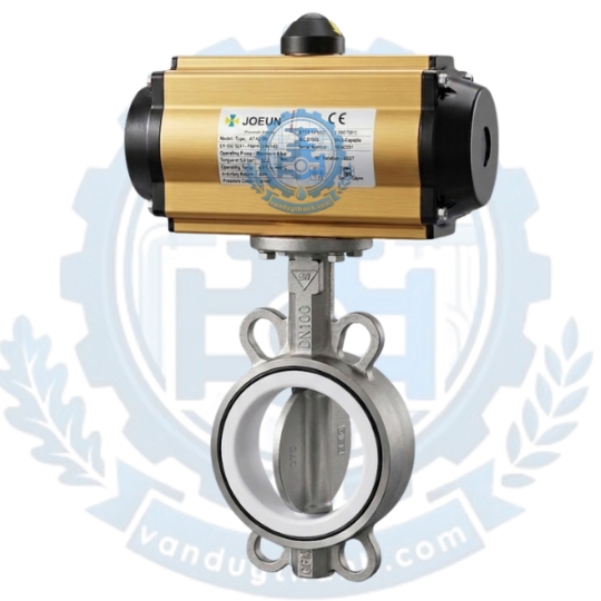 Van Bướm Inox Điều Khiển Khí Nén AT50DB