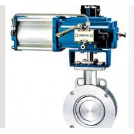 Van Bướm Inox Điều Khiển Khí Nén Đơn