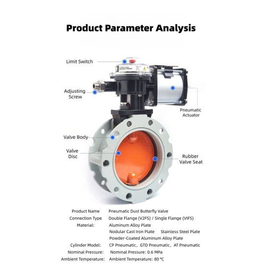 VAN BƯỚM KHÍ NÉN XI MĂNG